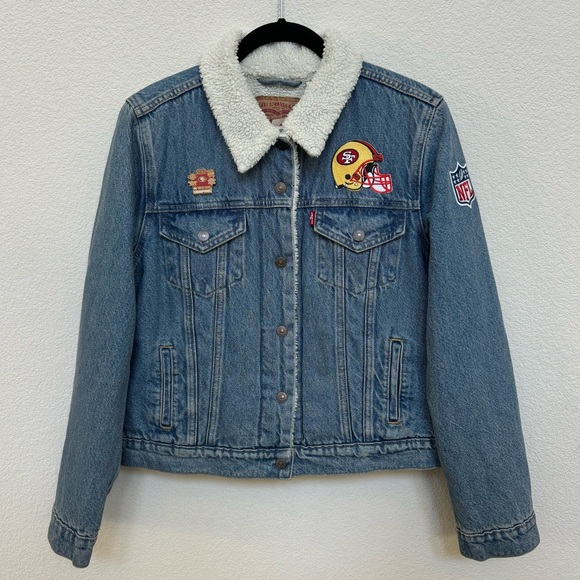 Levi’s Custom Sherpa Lined Tracker Jacket - Picture 1 of 7